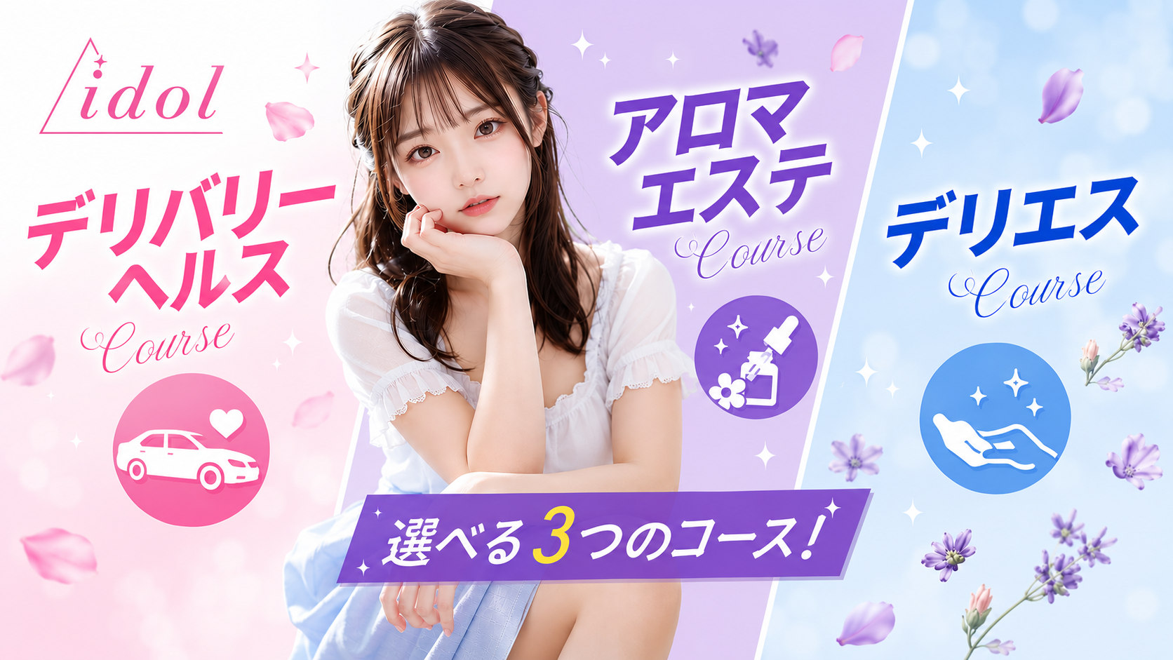 選べる3つのコース